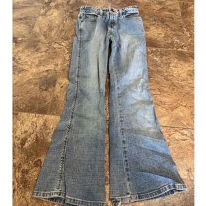 Y2K‎ Limited Too Vintage Flare Jeans Girls Size 14 Blue Denim Medium Wash Flare